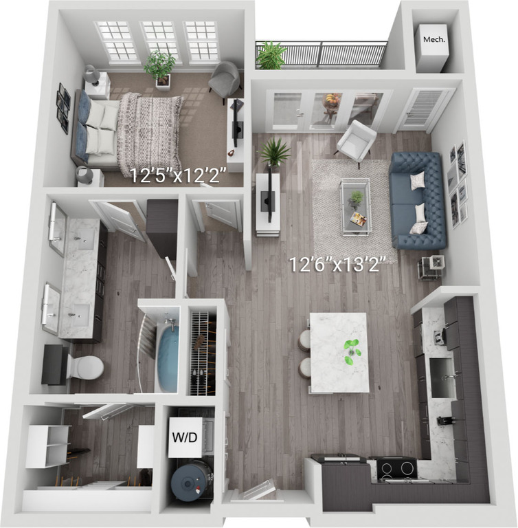 Aspire (A1) | 1 Bedroom, 1 Bath