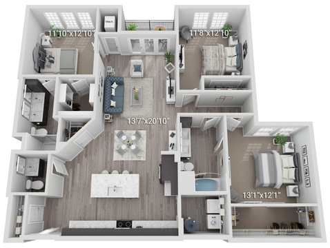 Caprice (C5) | 3 Bedroom, 2.5 Bath